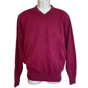 NWT Peter Millar Crown Comfort Cashmere Sweater Sz M Red Quiet Luxury Preppy
